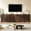 Buffet arqué 59 po à texture tridimensionnelle courbée (ensemble de 2)-130192450