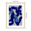 «Abstract Brush Strokes» par Mareike Bohmer, impression sur bois encadrée-979883858