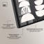 Ensemble d'art abstrait moderne « Cyclic Harmony » avec impression sous cadre-vitrine, par Art Remedy, cadre noir, 10 x 15-171718576-171718583