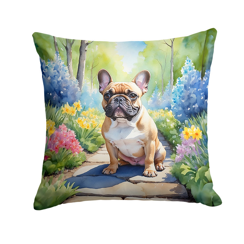 Coussin décoratif intérieur / extérieur Spring Path, H 18 po x l 18 po