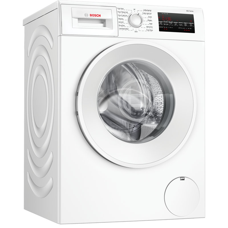 Bosch 300 Series Compact Washer 24-Inch in White