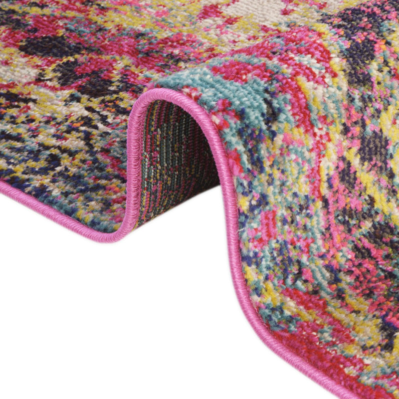 Ector Washable Abstract Indoor Rug, Rectangle 2' x 3'1"