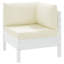 Coussin à palette 3 pièces tissu Oxford blanc crème