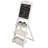 Free Standing Chalkboard with 3 Display Shelves-1064116698