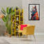«Paint Splatter Cat», toile flottante encadrée par Roozbeh Bahramali-228834300-228834301