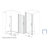 28X72 Inch Shower Door With Pivot Function, Matte Black Aluminum Half Frame, 1/4" Tempered Glass, Film, Practical Water - Blocking, Space Saving Swing For Bathroom Enhancement 6Mm Transparent Proof