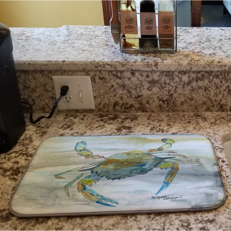 Tapis de séchage crabe