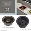 Brightwork 16.63 in. L Dual Mount Single Basin Kitchen Sink