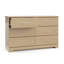 Commode double à 6 tiroirs Brookside-93706025