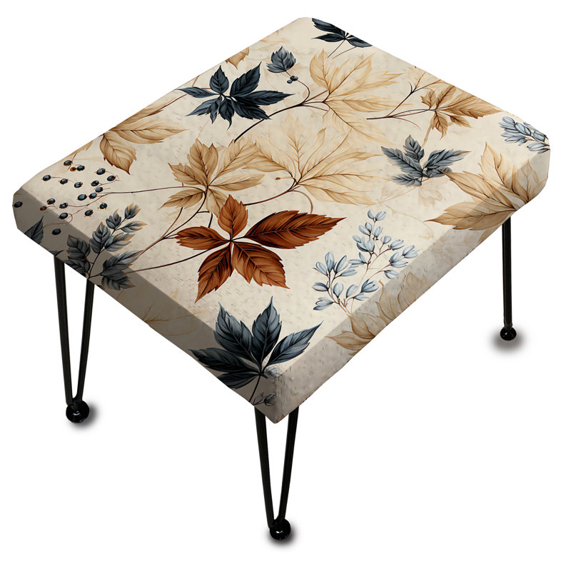 Vintage Leaves I - Plants Rectangle Ottoman