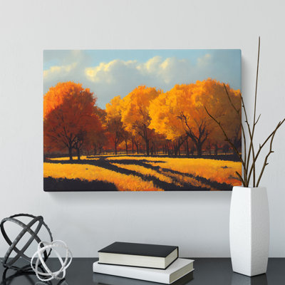 Autumn Forest Trees Vol.1 - Wrapped Canvas Painting