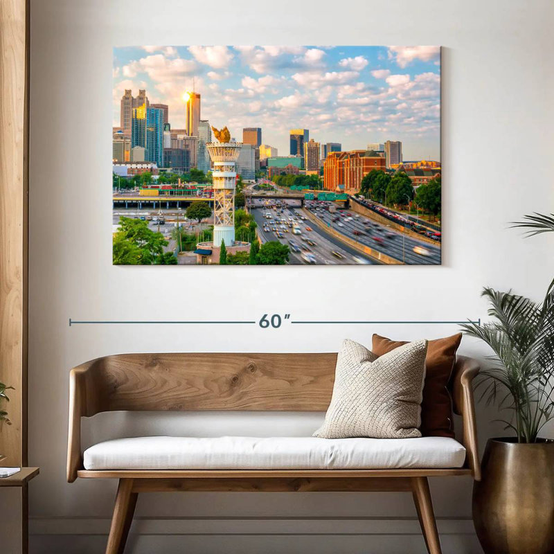 Rush Hour de Sebbie à Atlanta, H 32 po x l 48 po