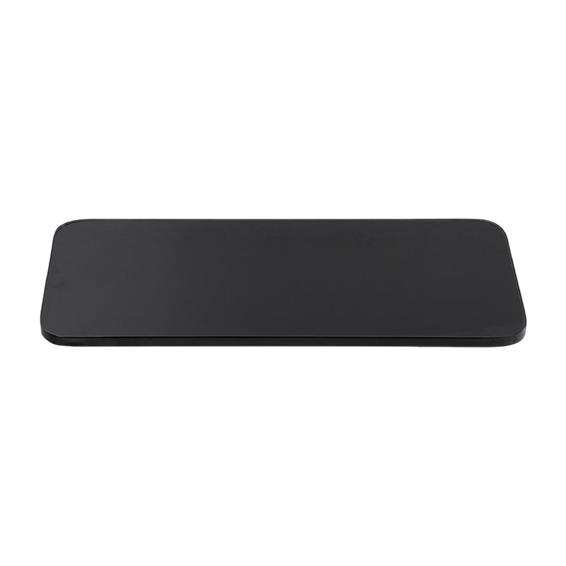 Foldable Steel Floating Desk, 3cm H x 75cm W x 24cm D, Black