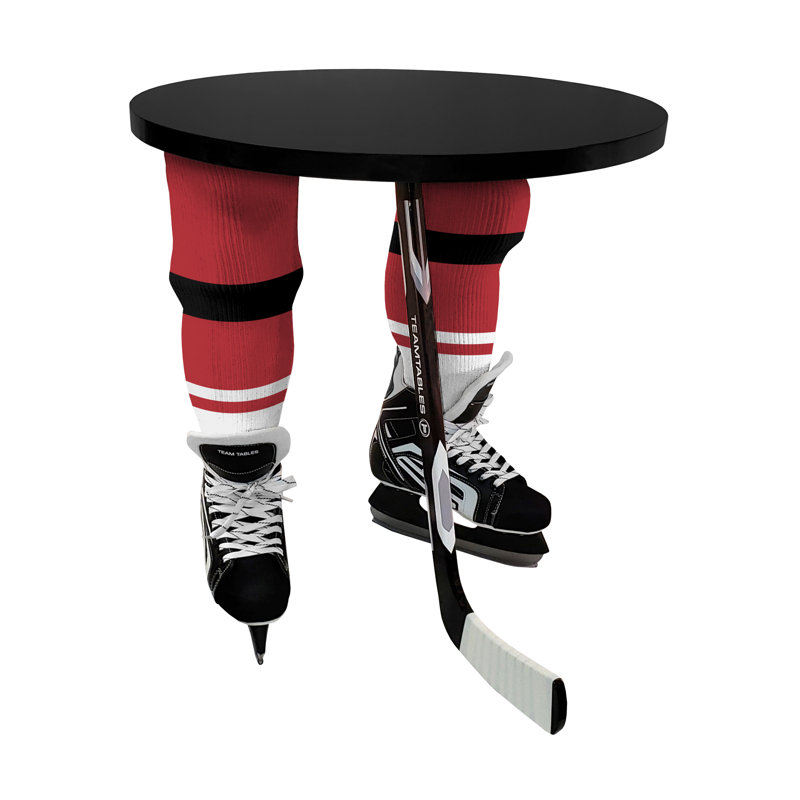 Table de bout à 3 pieds, Noir, Noir, Arizona Coyotes