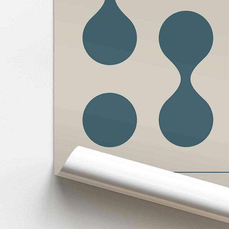 Tempête de Bauhaus bleu, impression I, Ne s’applique pas, Impression sans cadre, H 14 po x l 11 po