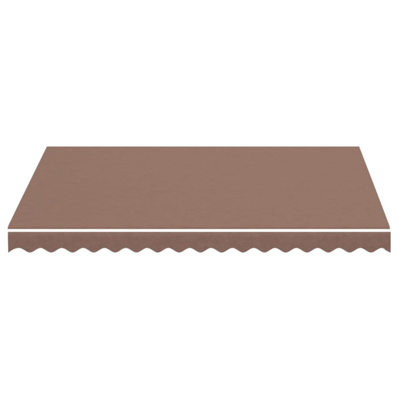 Awning Top Sunshade Canvas , 300cm W x 250cm D, Brown