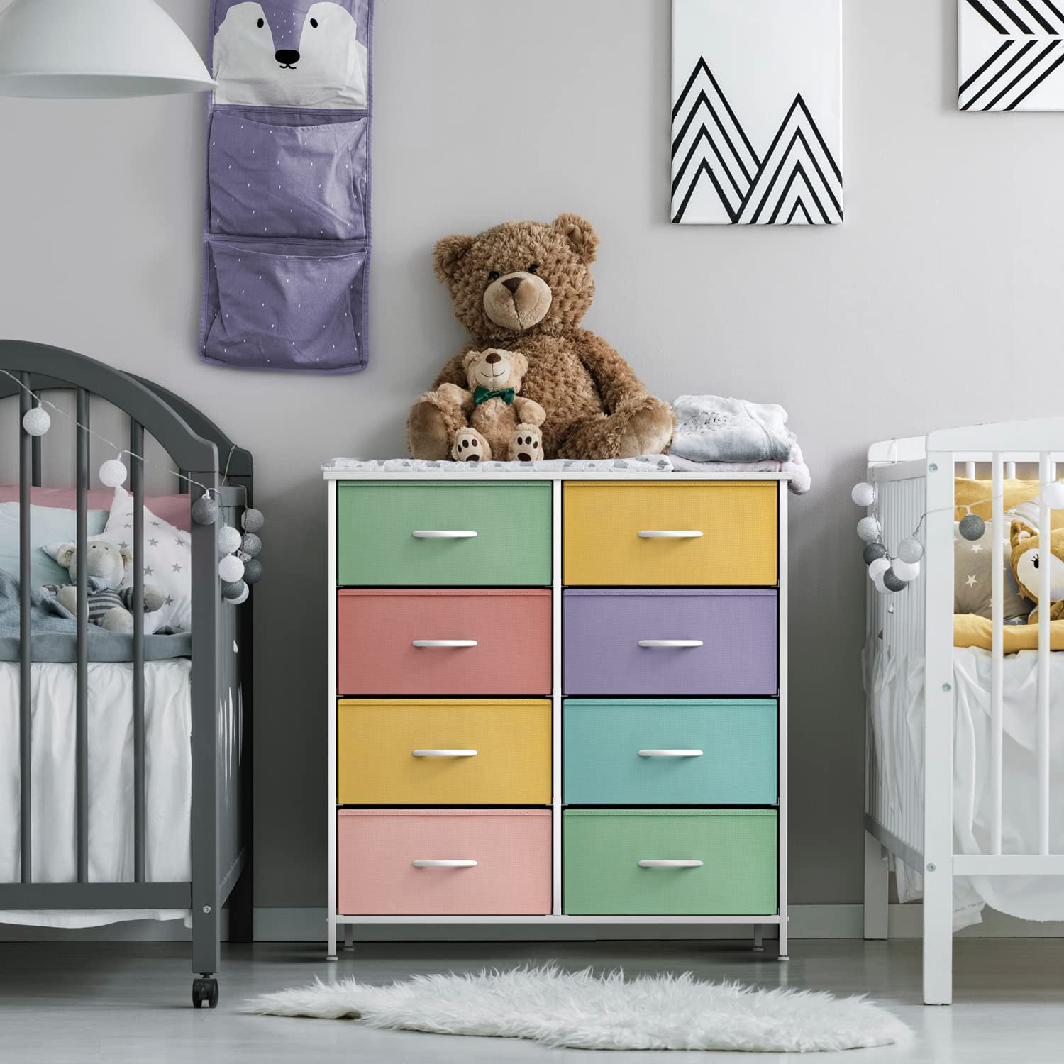 Sorbus Kids Dresser With 8 Drawers Furniture Storage Chest Tower Unit
