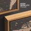 «World Map Sepia Global Country», ensemble de 3 reproductions sur toile-87392696-87392698-119399990