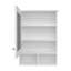 Pharmacie H 29 po, avec 5 tablettes, 1 porte et 1 miroir-517668418