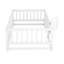 Lit simple - bois de pin blanc, bois de plancher de construction stable pour et