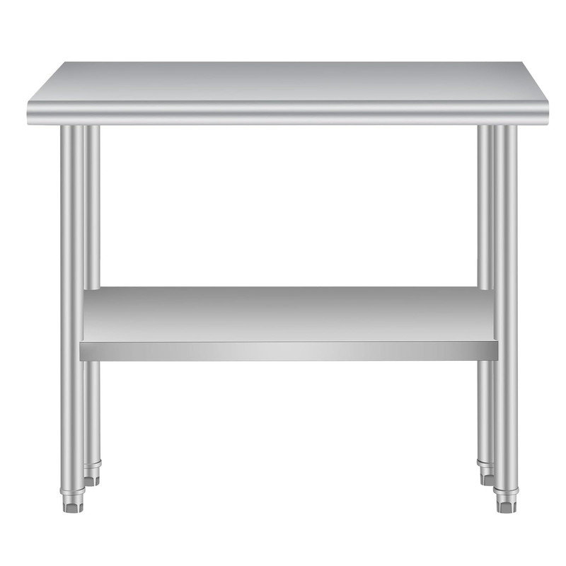 Stainless Steel Top Workbench, 88.9cm H x 121.9cm W x 61cm D