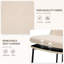 Reversible Cushion Dining Chair W/ Ergonomic Back & 136KG Capacity, Iron Frame-2118195514