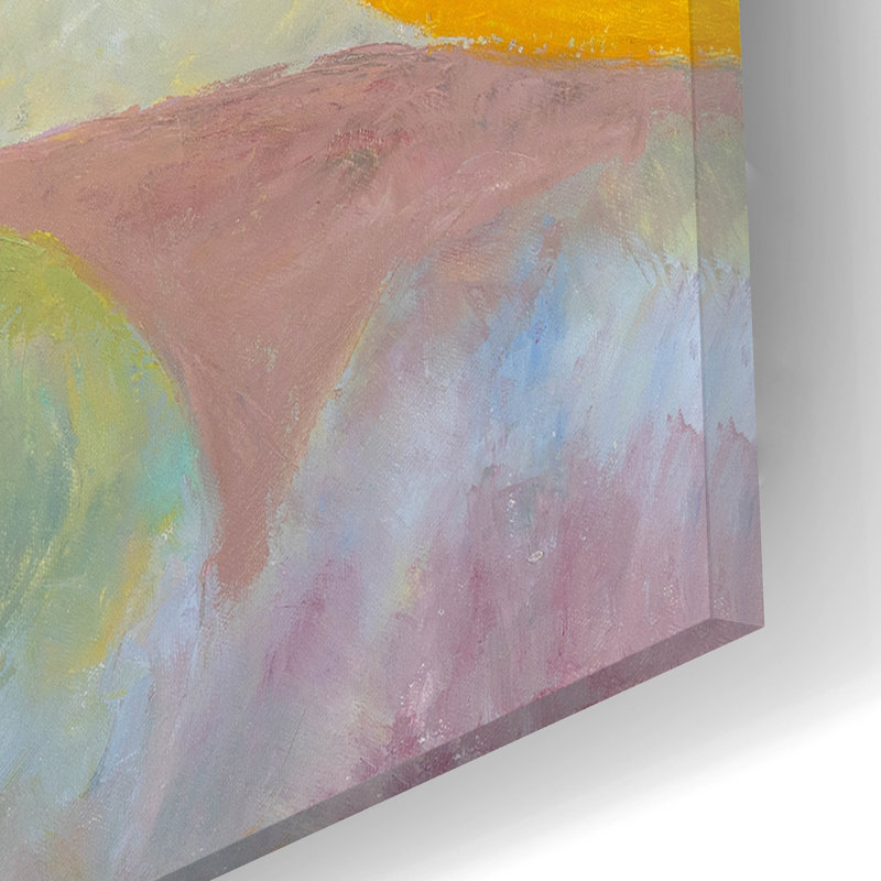 «Curving Forms» par Marsha Heller, H 12 po x l 16 po x P 0,13 po