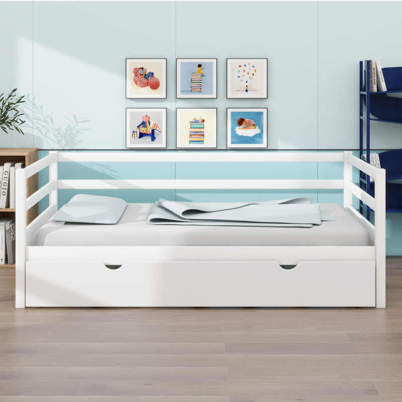 Daybed With Trundle, White