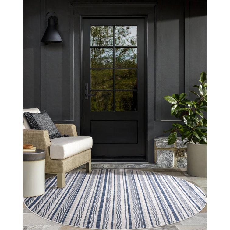 Bellino Striped Power Loomed Indoor/Outdoor Area Rug