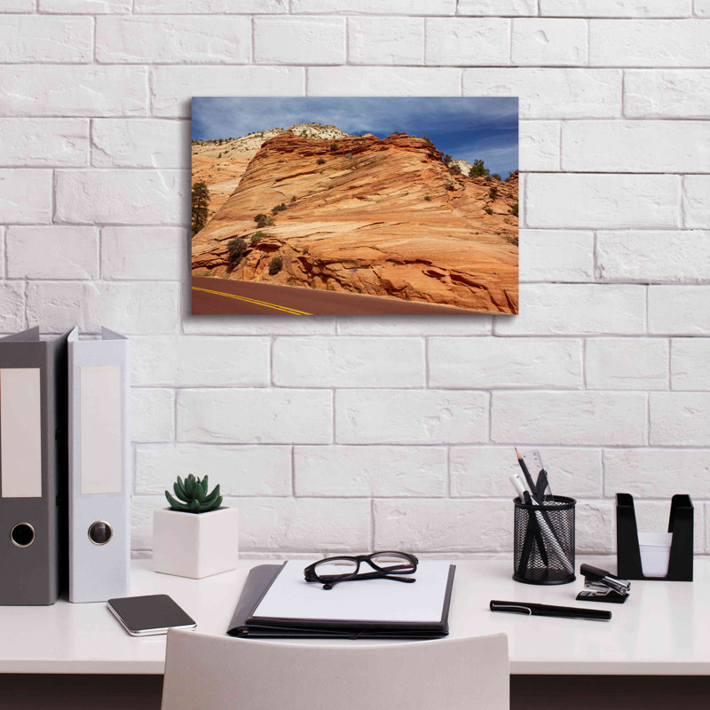 Utah 5 - Photographie sur toile tendue, H 12 po x l 18 po x P 0,75 po