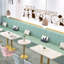 Banc rembourré en similicuir Simple Light Luxury