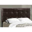 Full Size Bedroom Bed With Soft Brown Upholstered Headboard Stable Frame In