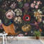 Papier peint botanique foncé foncé-675853881-675854018