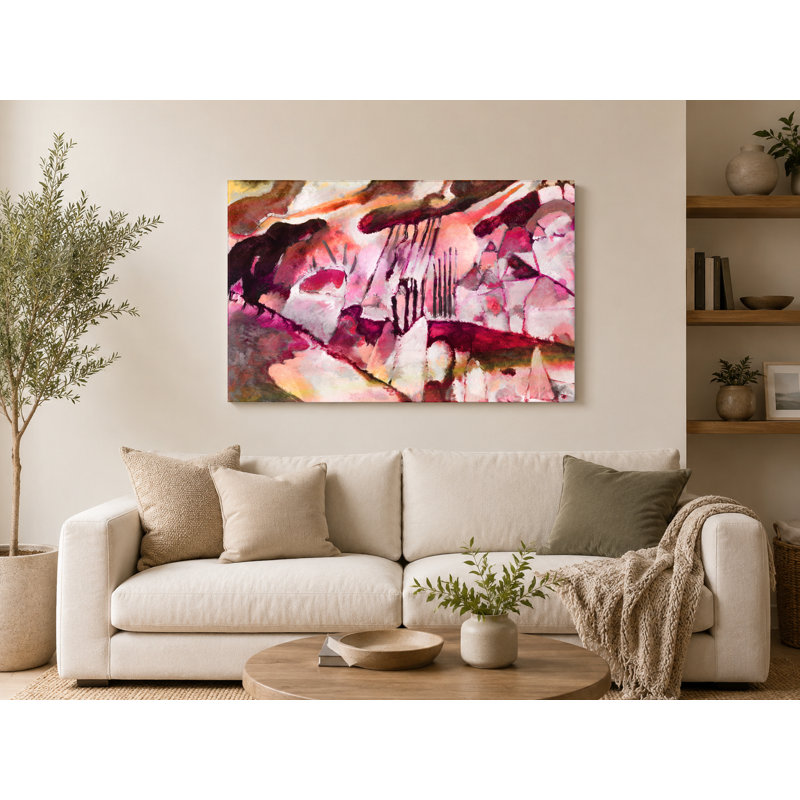 Paysage avec pluie (1913) - Art mural sur toile paysage, 14" W x 11" H