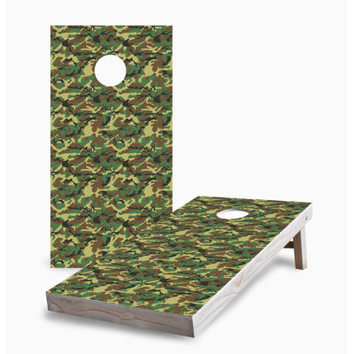 Classic Camouflage 2x4 Cornhole Board Set | Includes (2) Boards (8) Bags & Optional Accessories