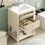Meuble-lavabo rétro avec lavabo et rangement en céramique-1988974503