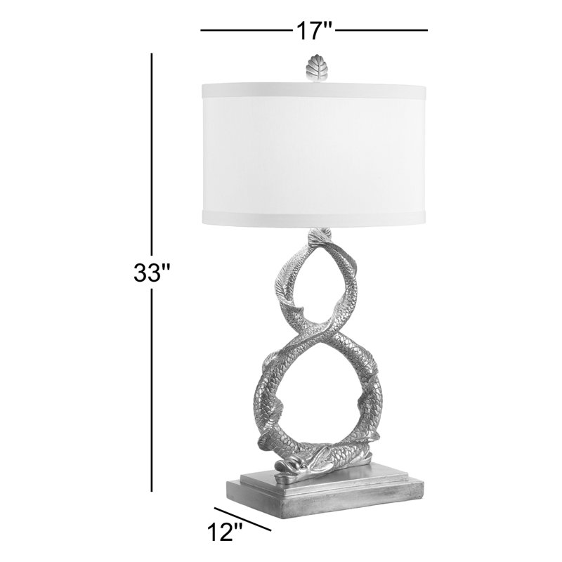 Heritage 33" Table Lamp, Off White