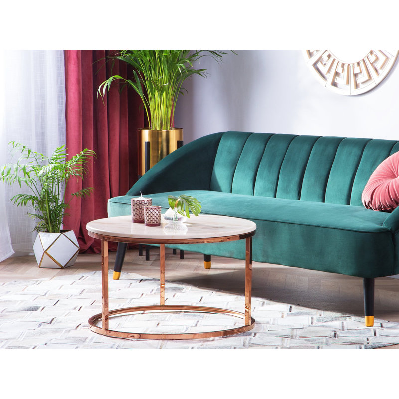 Rugeley Drum Coffee Table, Copper