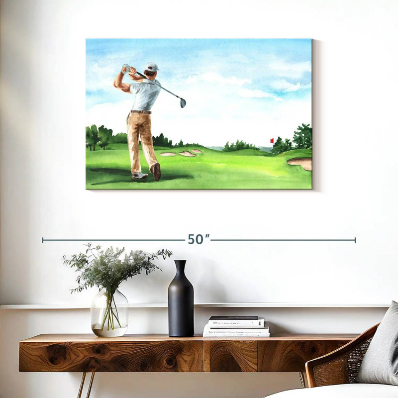 Sireci Golf Game, 24" H x 36" W