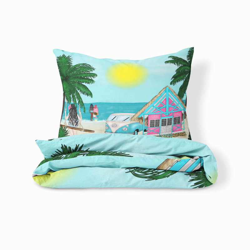 Polyester Duvet Cover, Queen Duvet Cover + 2 Shams