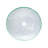 Eden Bath 18'' Clear Tempered Glass Circular Bathroom Sink