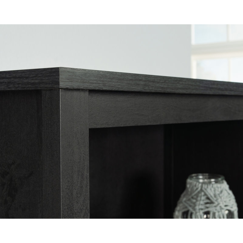 Bookcase With Doors, Black