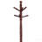Merlot Coat Rack With Twisted Post