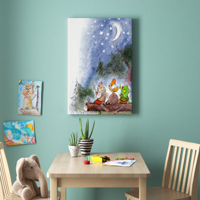 «Knouse Look at the Stars», reproduction sur toile tendue