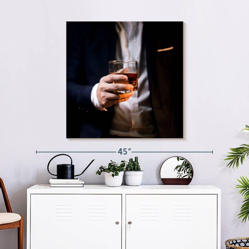 Yarlin Chic Whiskey, 30" H x 30" W