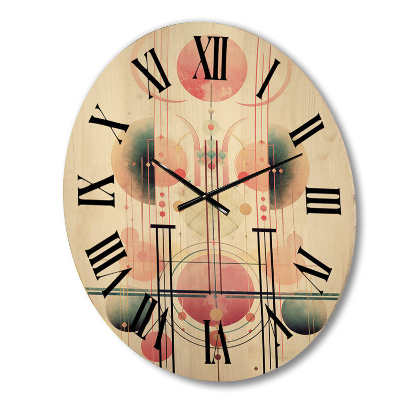Warrendale Solid Wood Wall Clock, Medium