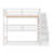 Ezralynn Twin Over Twin Over Twin Bunk Bed with Built-In Ladder