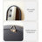 Medieval-Style Rubberwood Frame Oval Full-Length Mirror