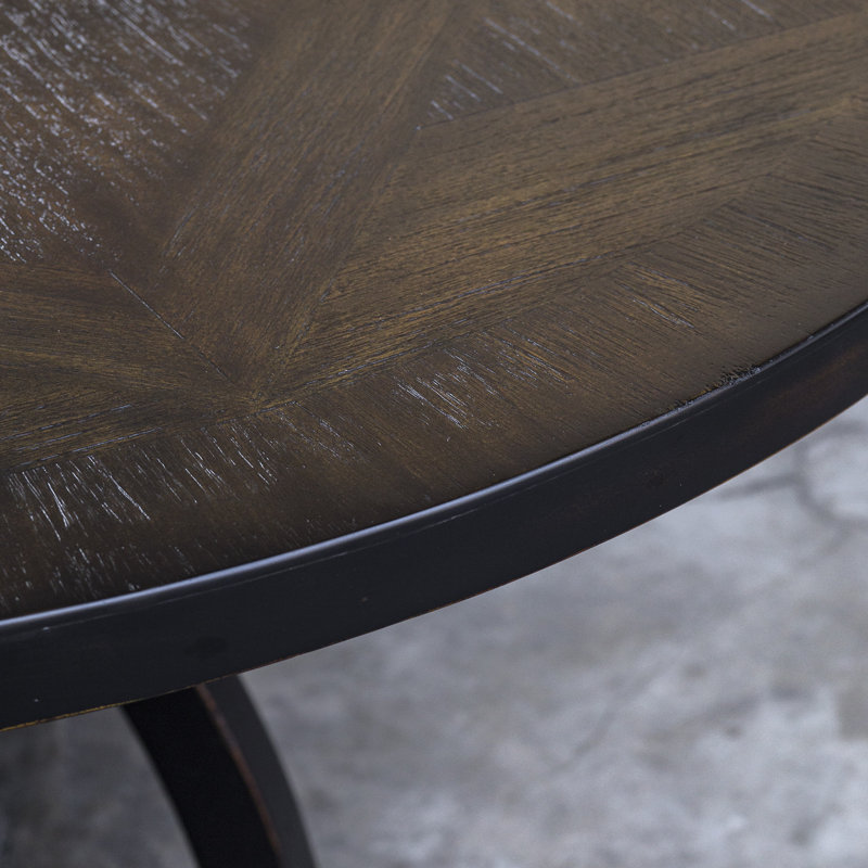 Daxton Round Solid Wood Base Dining Table