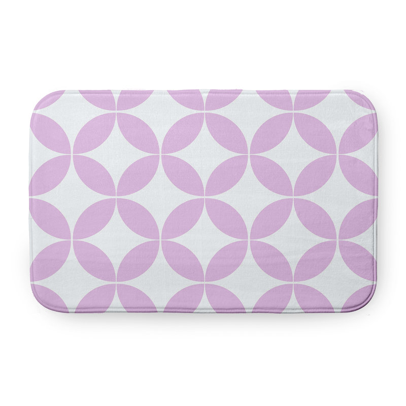 Tapis de bain Funky Junky, L 21 po x L 34 po, Mauve